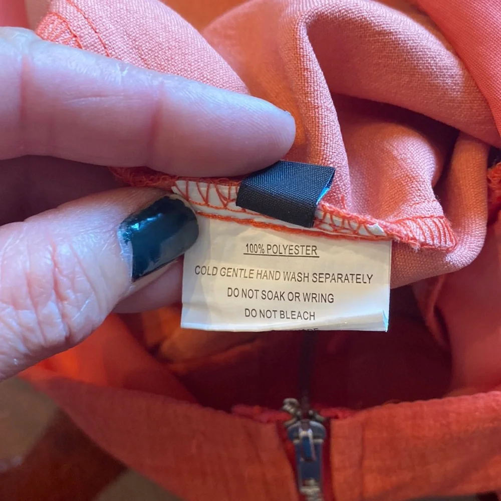 Lida Kate Salmon Colored Dress - Picture 13 of 14